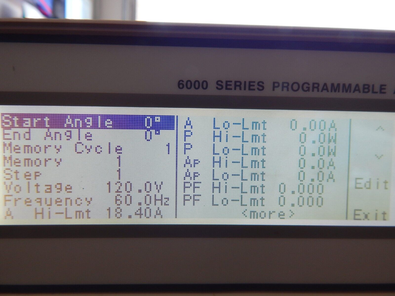 Associated Power Technologies APT6020 AC Power Source w/opt.'s 02 and 03 (4) Associated Power Technologies APT6020 AC Power Source w/opt.'s 02 and 03 (4)